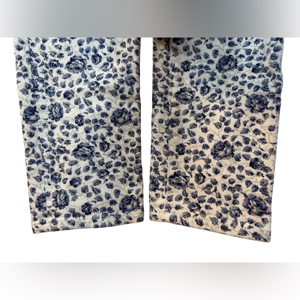 J.Crew Toothpick Mid Rise Floral Stretch Jeans - Picture 7 of 14